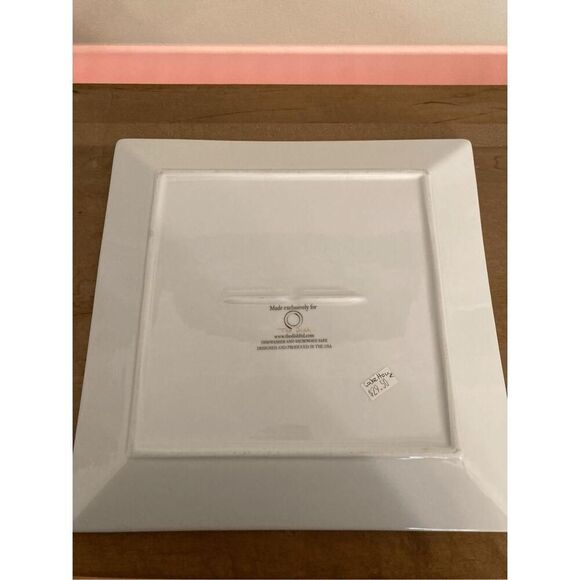 The Dish southern serving platter plate NWT scribble black white - Picture 6 of 7